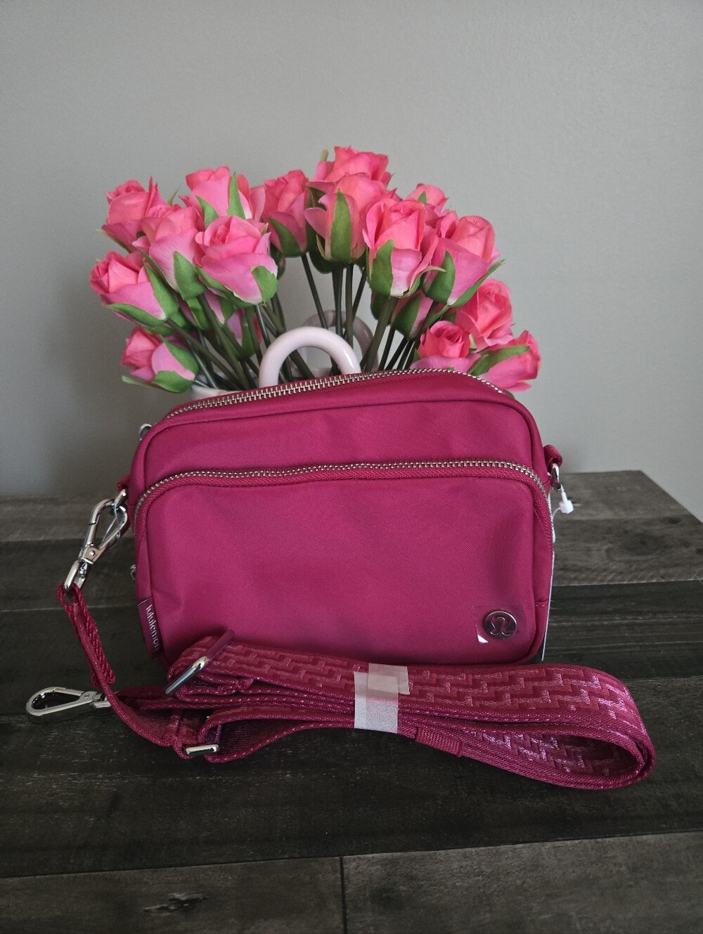 lululemon athletica Hot Pink Crossbody Camera Bag